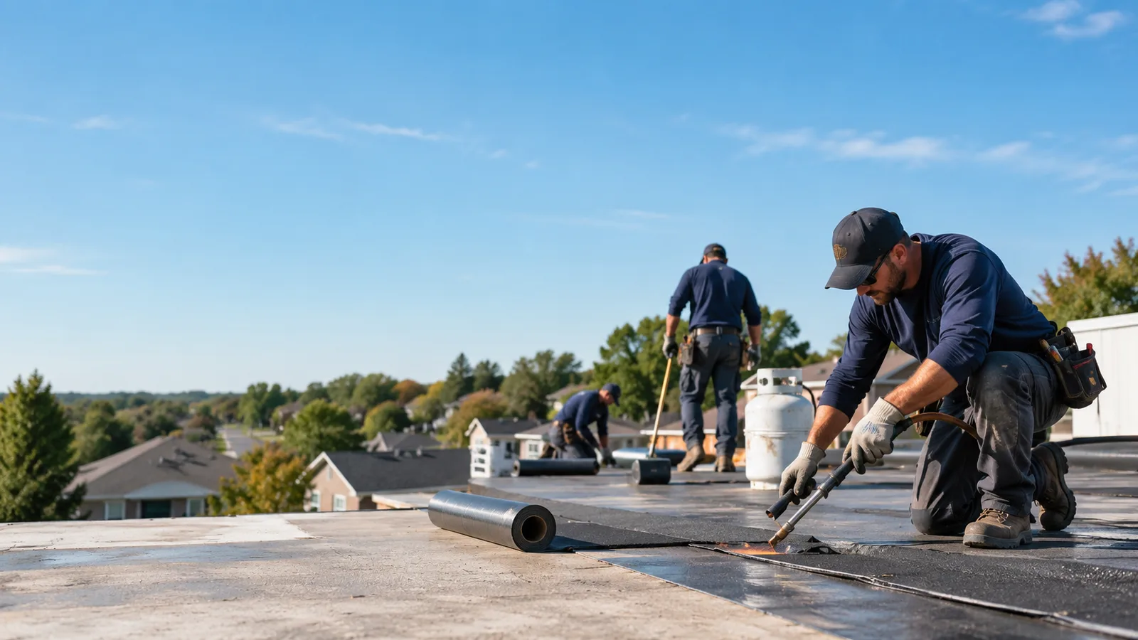 Flat Roof Leak Repair providers in Noble, LA